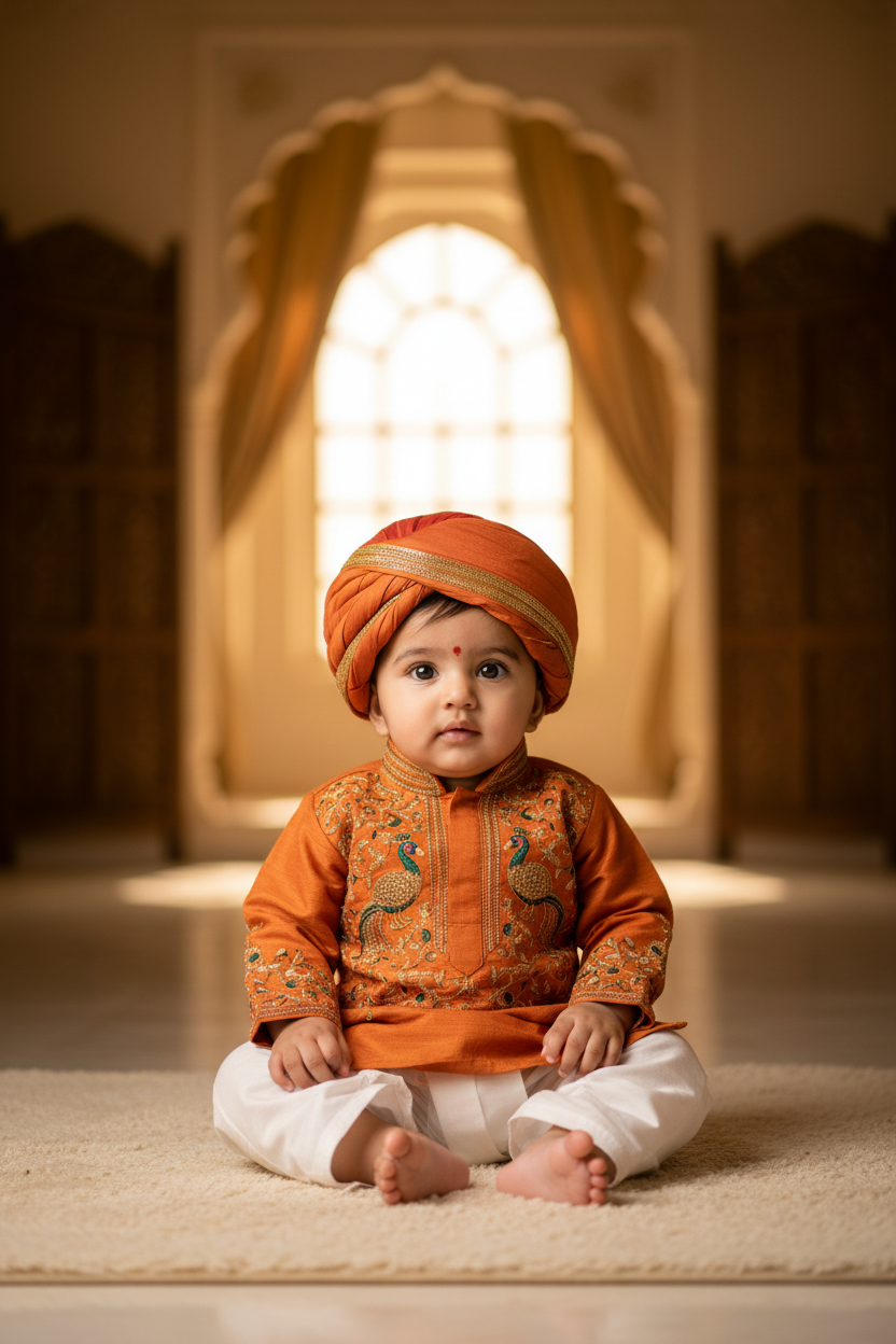How to Dress Your Baby and Family for a First Birthday, Mundan, or Rice Ceremony: A Complete Outfit Guide