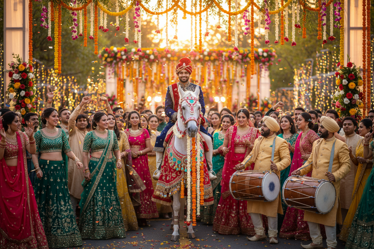 What to Wear to a Barat: Indian Ethnic Outfit Guide for the Groom's Family and Procession Guests