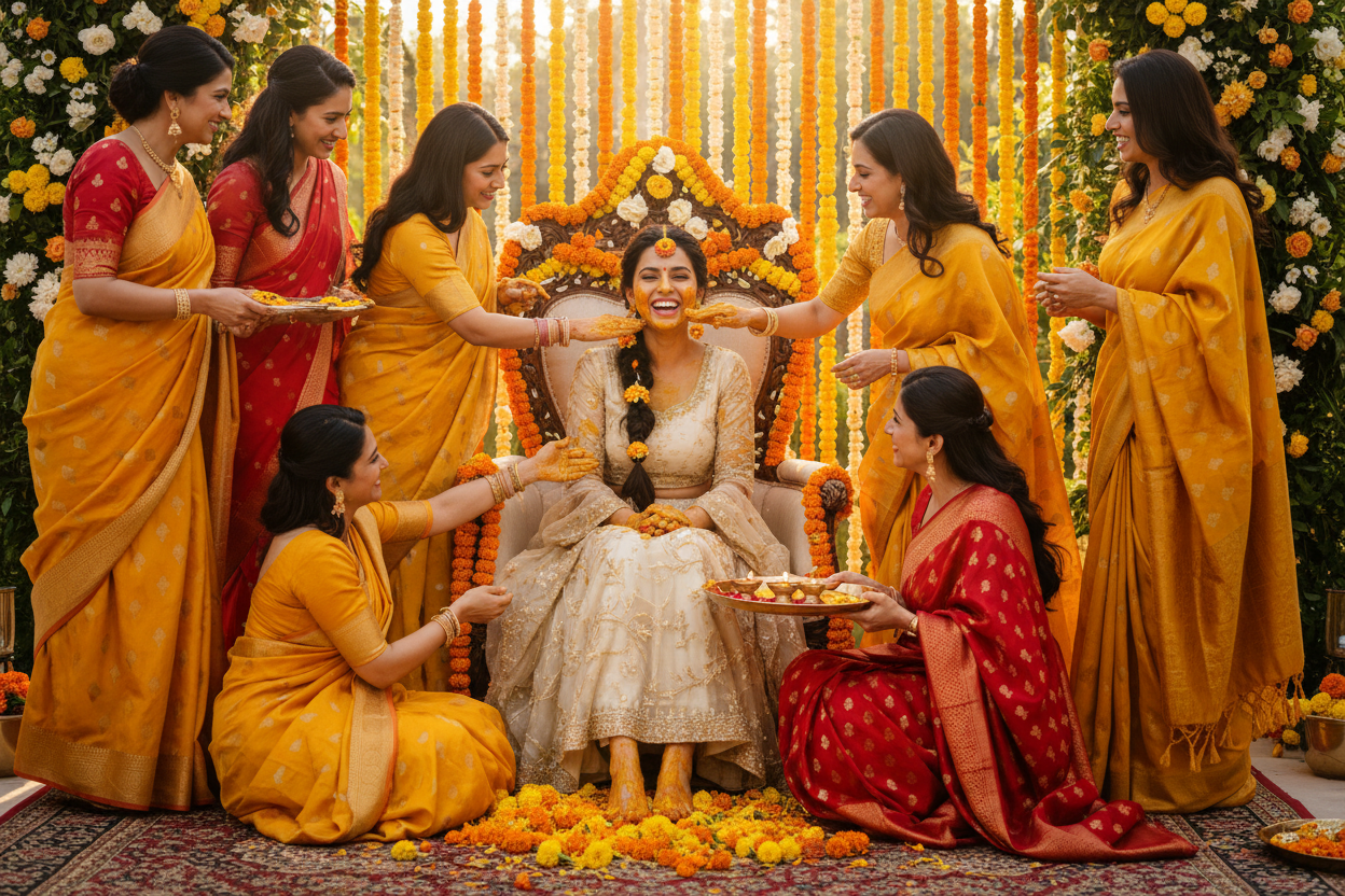 What the Bride's Family Should Wear to the Haldi Ceremony: An Outfit and Coordination Guide