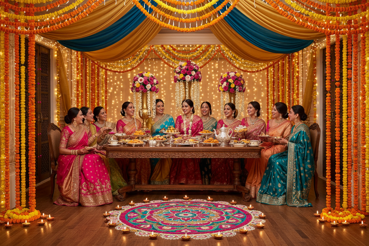What to Wear to an Indian Bridal Shower or Bachelorette: Outfit and Jewelry Ideas for the Bride and Her Guests