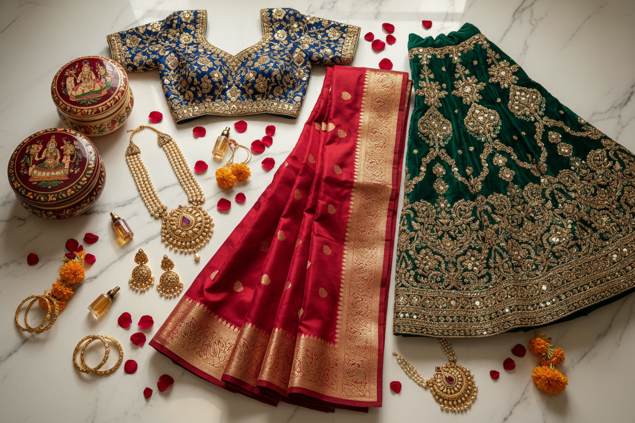 What to Include in an Indian Bridal Trousseau: A Practical Guide to Gifting Clothing and Jewelry
