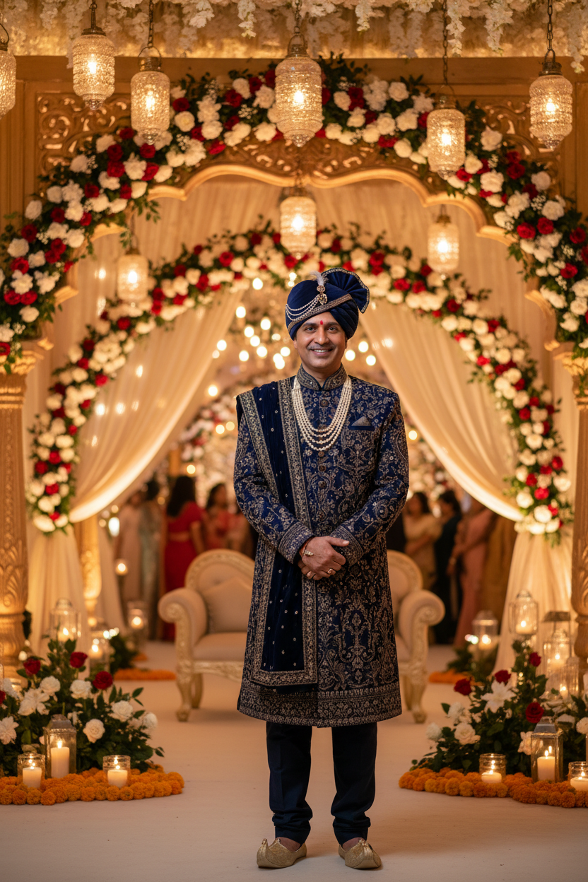 What to Wear as the Father of the Bride or Groom at an Indian Wedding: A Complete Outfit Guide for Men