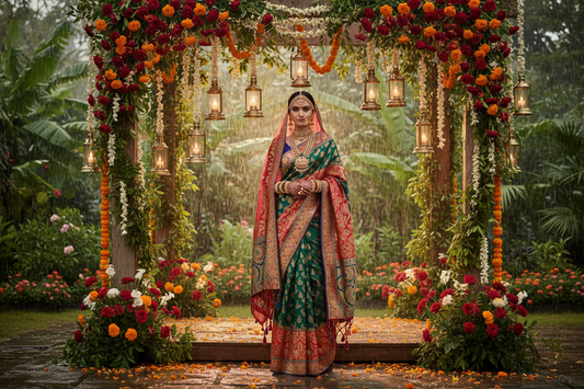 How to Dress for a Monsoon or Rainy Season Wedding: Indian Ethnic Wear That Looks Beautiful and Handles the Weather